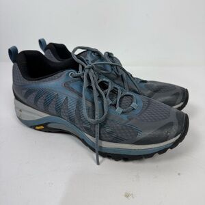 Merrell Blue & Grey Outdoor Hiking Low Top Trail Shoes